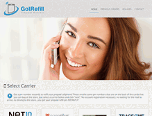 Tablet Screenshot of gotrefill.com